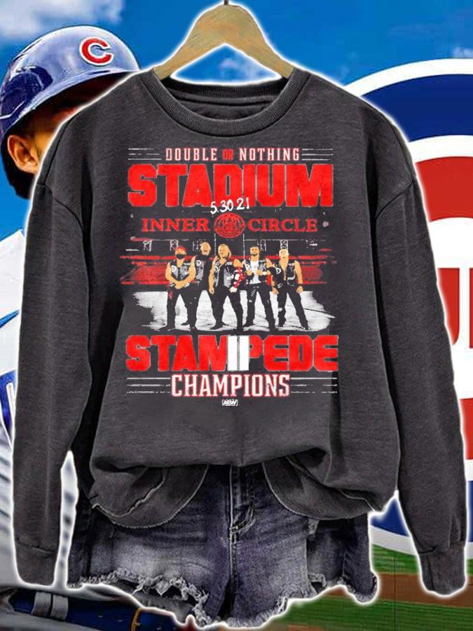 Double or nothing Stadium inner circle Stampede Champions shirt sweatshirt