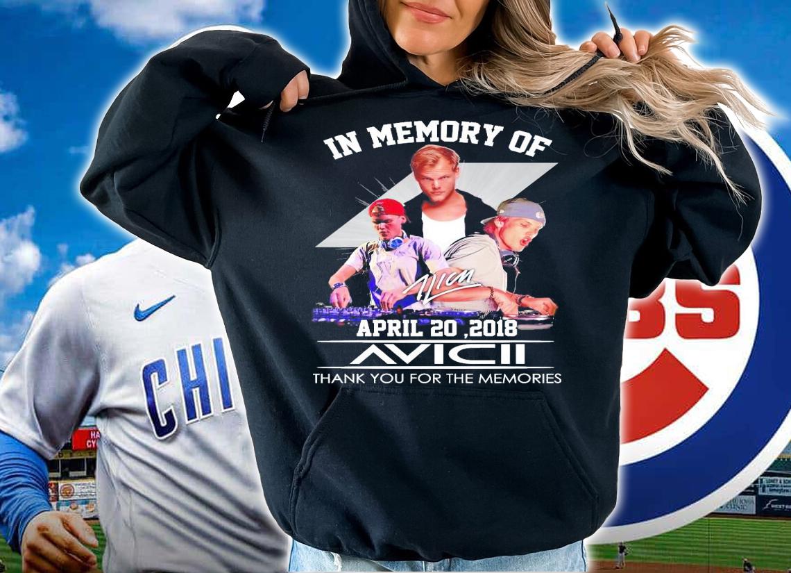 In memory of AVICII signature thank you for the memories shirt