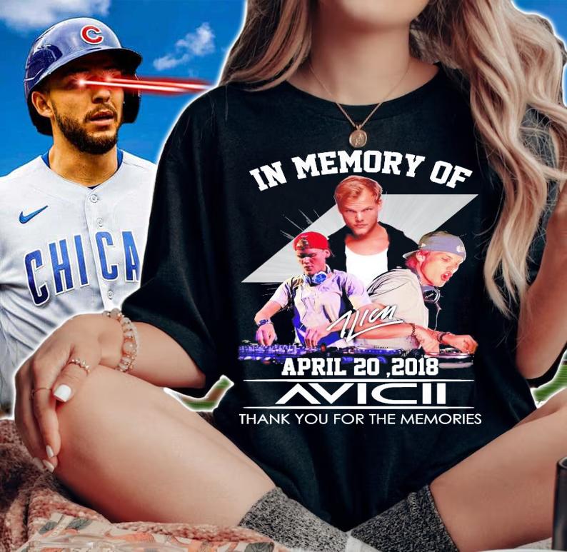 In memory of AVICII signature thank you for the memories shirt