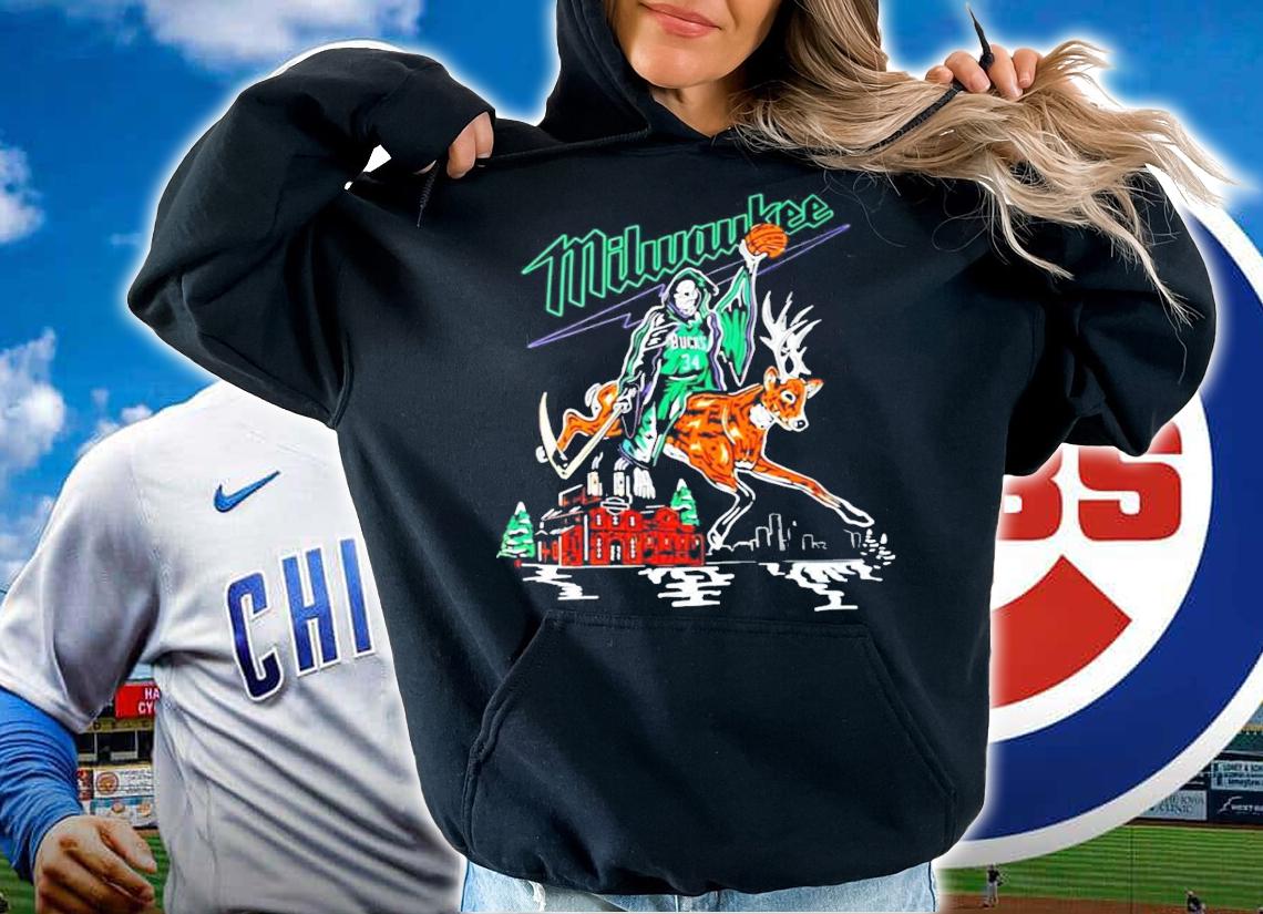 Milwaukee Bucks reaper t-shirt hoodie