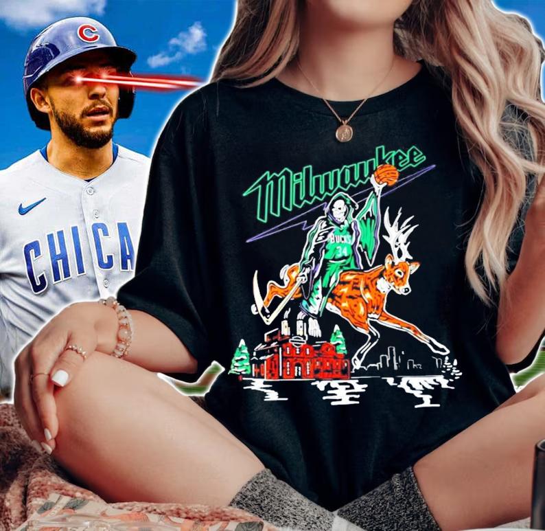 Milwaukee Bucks reaper t-shirt woman shirt