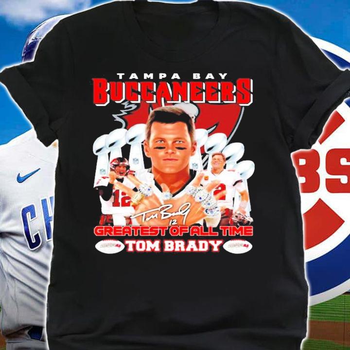 Tom Brady Tampa Bay Buccaneers Greatest of all time t-shirt