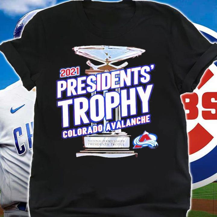 2021 presidents' trophy Colorado Avalanche shirt shirt