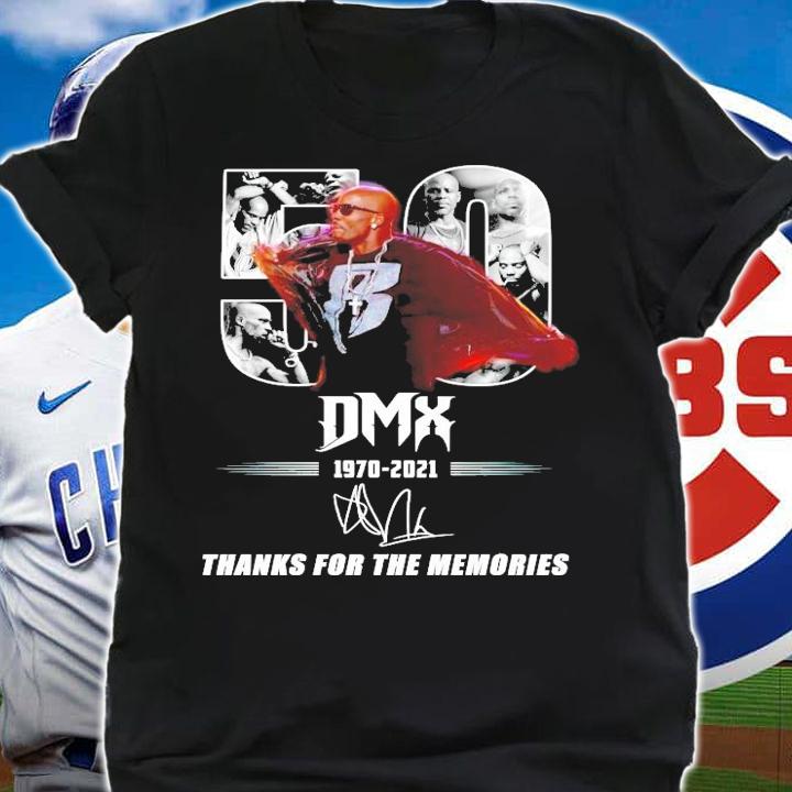 50 years DMX 1970-2021 signature shirt