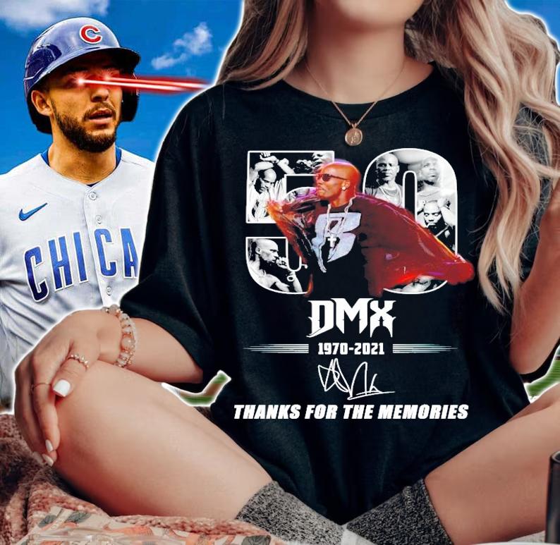 50 years DMX 1970-2021 signature shirt