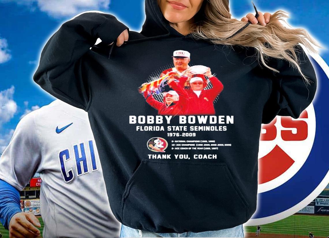 Bobby Bowden Florida State Seminoles 1976-2009 shirt hoodie