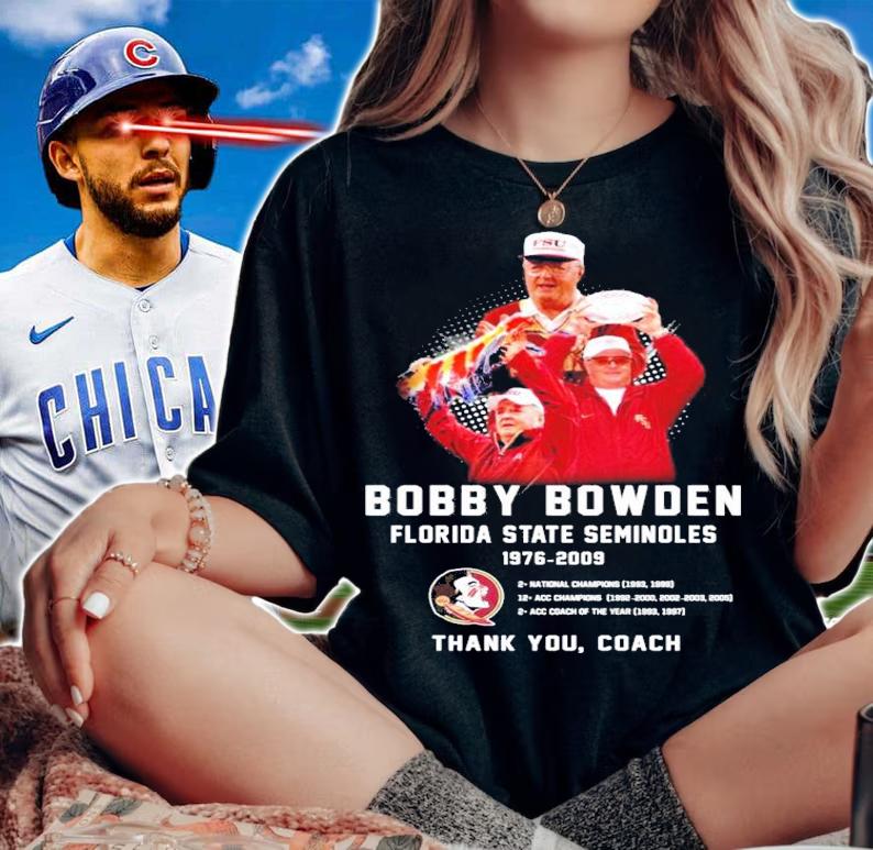 Bobby Bowden Florida State Seminoles 1976-2009 shirt woman shirt
