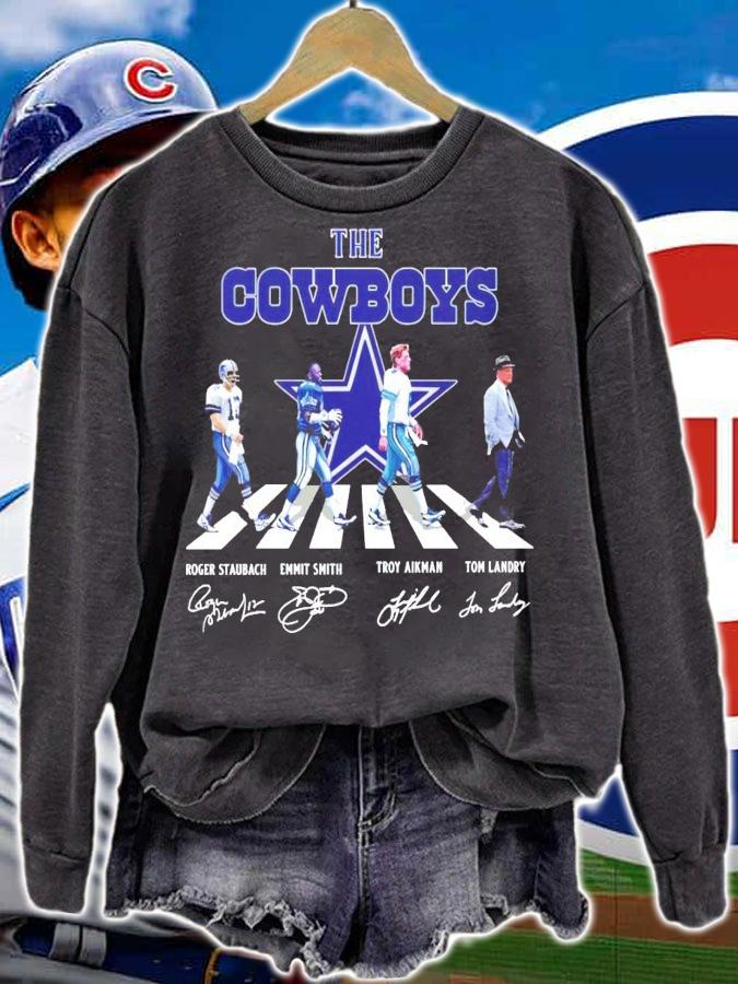 Dallas Cowboys Abbey Road signatures shirt