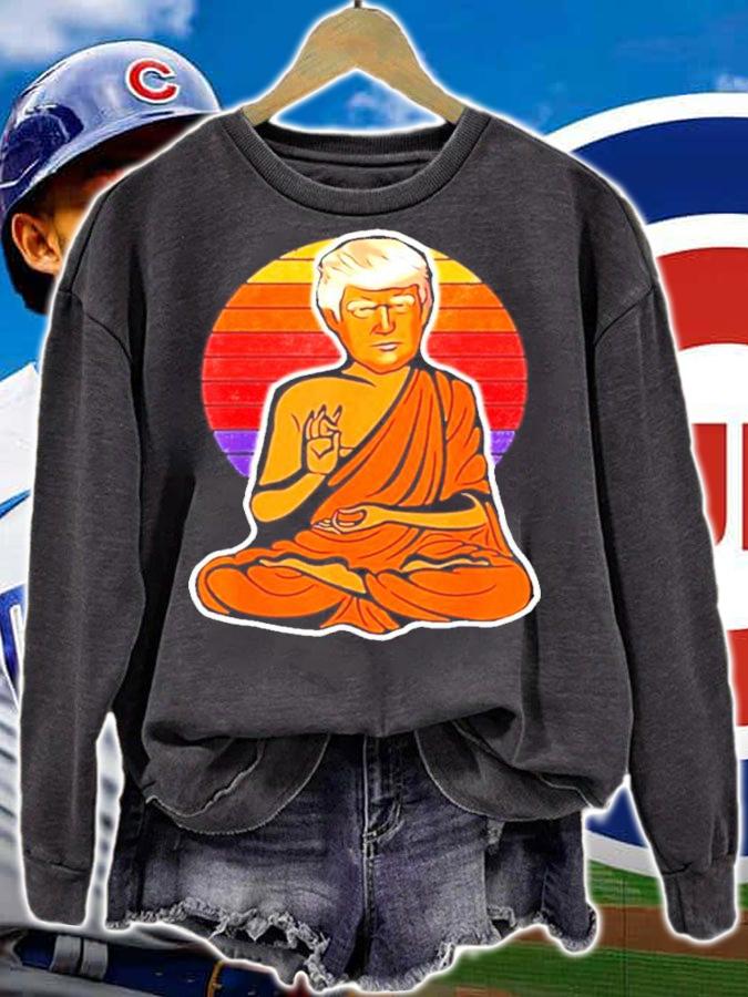 Enlightened Trump Buddha vintage shirt sweatshirt