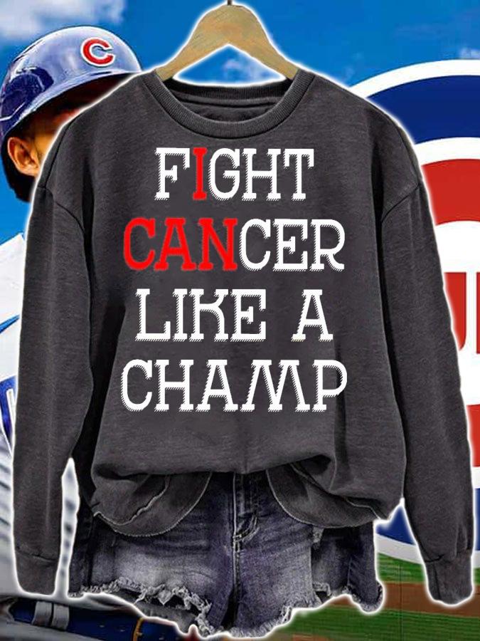 Fight cancer like a champ shirt sweatshirt