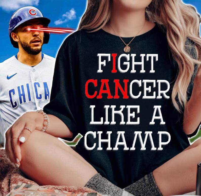 Fight cancer like a champ shirt woman shirt