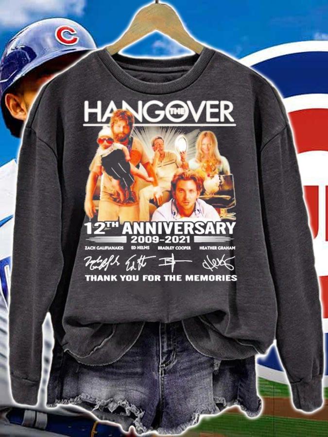 Hang the over 12th anniversary 2009-2021 thank you for the memories shirt