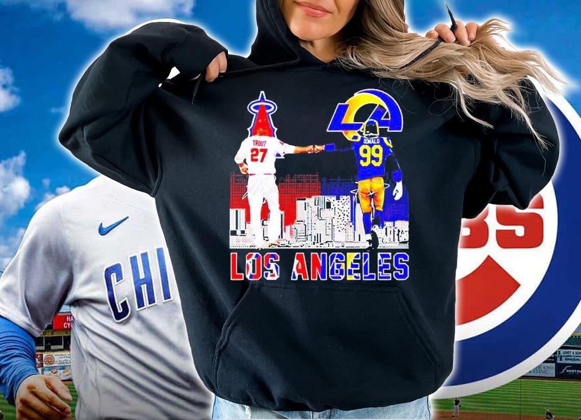 Los Angeles City Champions Trout and Donald signature T-shirt hoodie