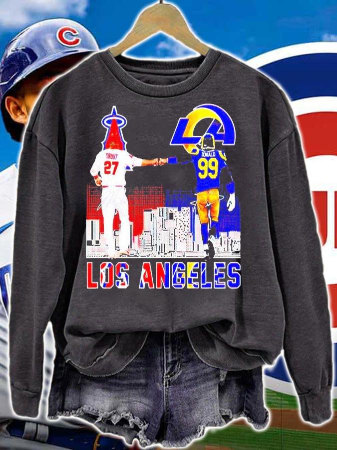 Los Angeles City Champions Trout and Donald signature T-shirt sweatshirt
