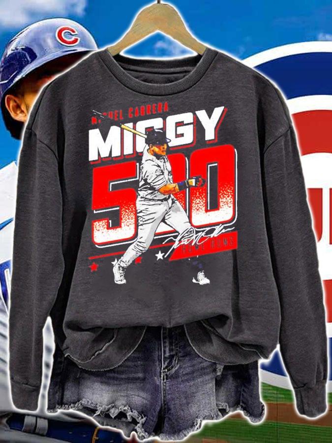 Miguel Cabrera Detroit Baseball signature t-shirt sweatshirt