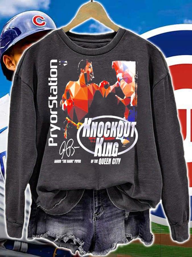 Pryor Station Retro Aaron Pryor Boxing Video Game shirt sweatshirt