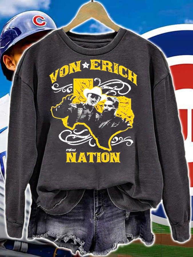 Von Erichs Texas Roots Nation shirt sweatshirt