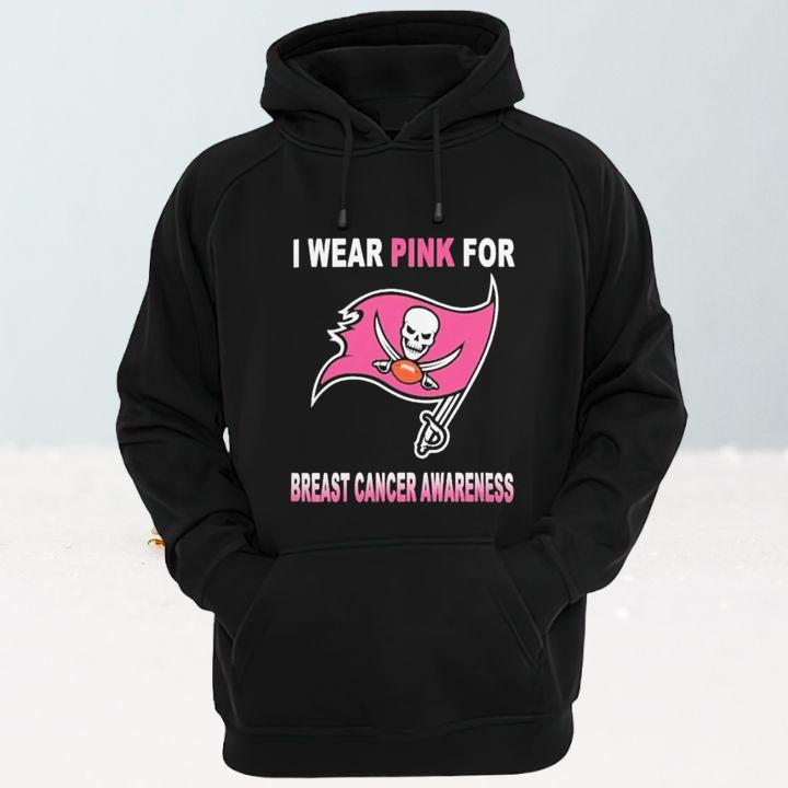 Tampa Bay Buccaneers I Wear Pink For Breast Cancer Awareness T-Shirt hoodie