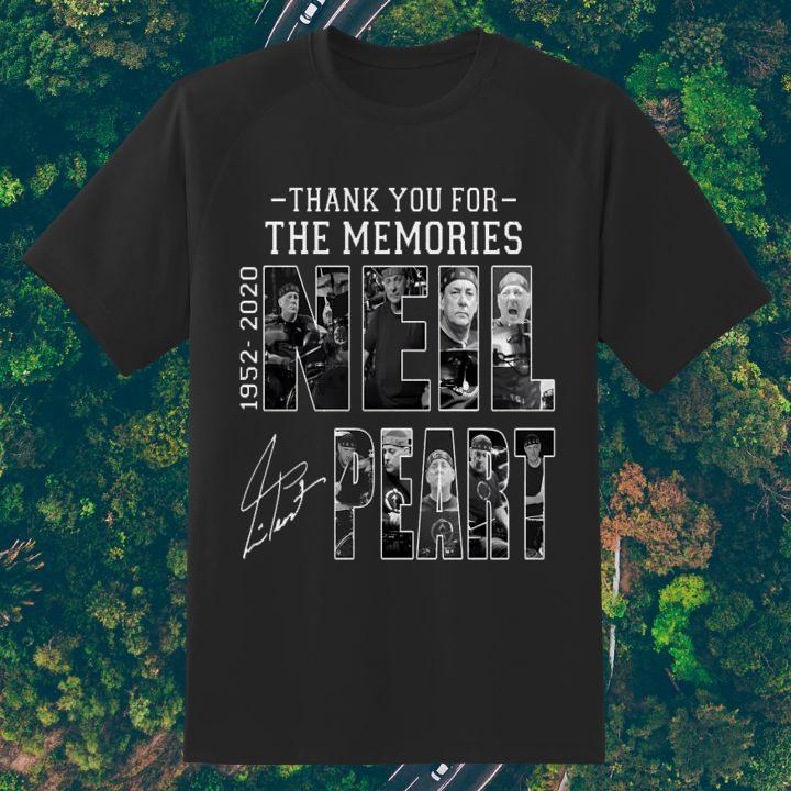 Unique Neil Peart Autograph 1952-2020 Legend Rush T-Shirt