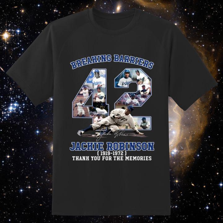 Breaking Barriers Jackie Robinson Los Angeles Dodgers Shirt - Shop Now!