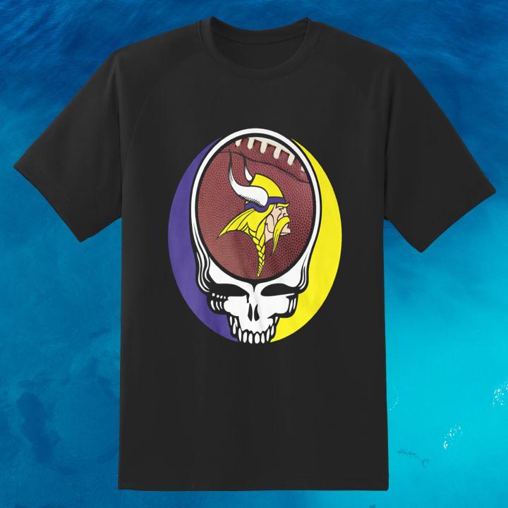 Minnesota Vikings x Grateful Dead Steal Your Face T-Shirt