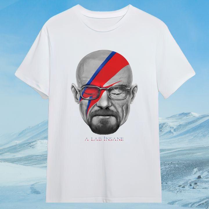 Walter White A Lab Insane David Bowie Breaking Bad Shirt