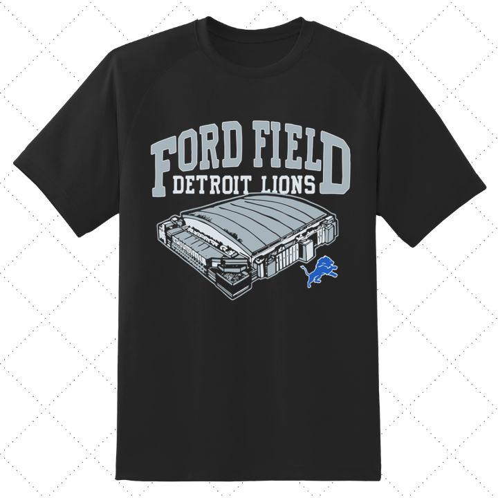 Detroit Lions Ford Field Stadium T-Shirt