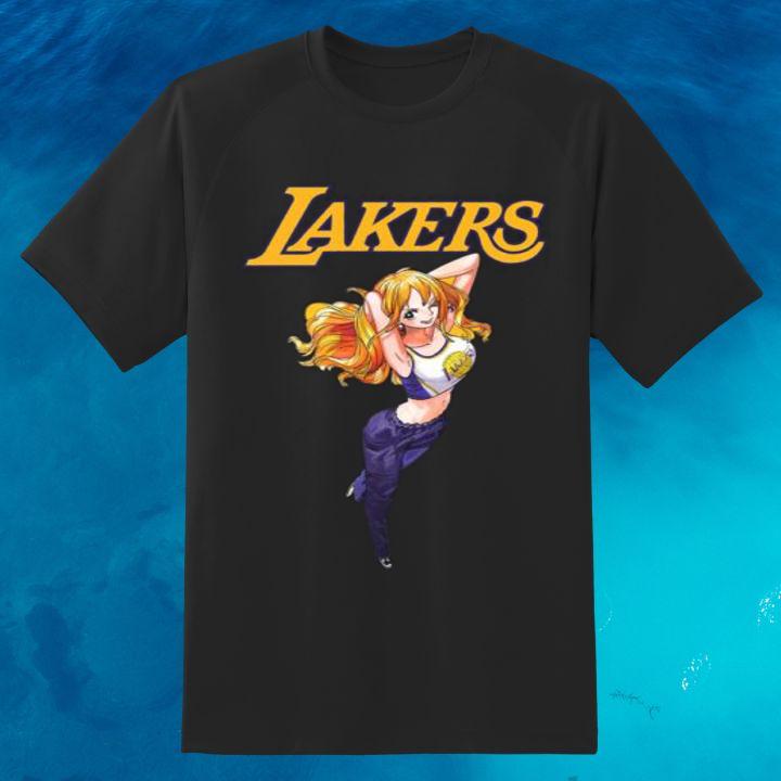 Nami Los Angeles Lakers One Piece T-Shirt