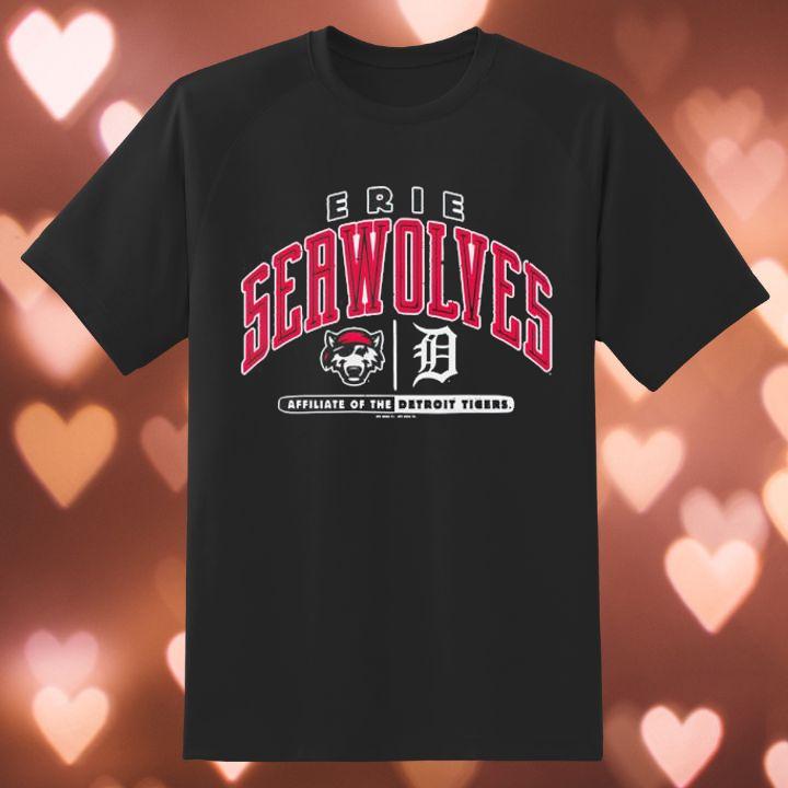 Erie Seawolves Affiliate Of The Detroit Tigers MLB Baseball T-Shirt