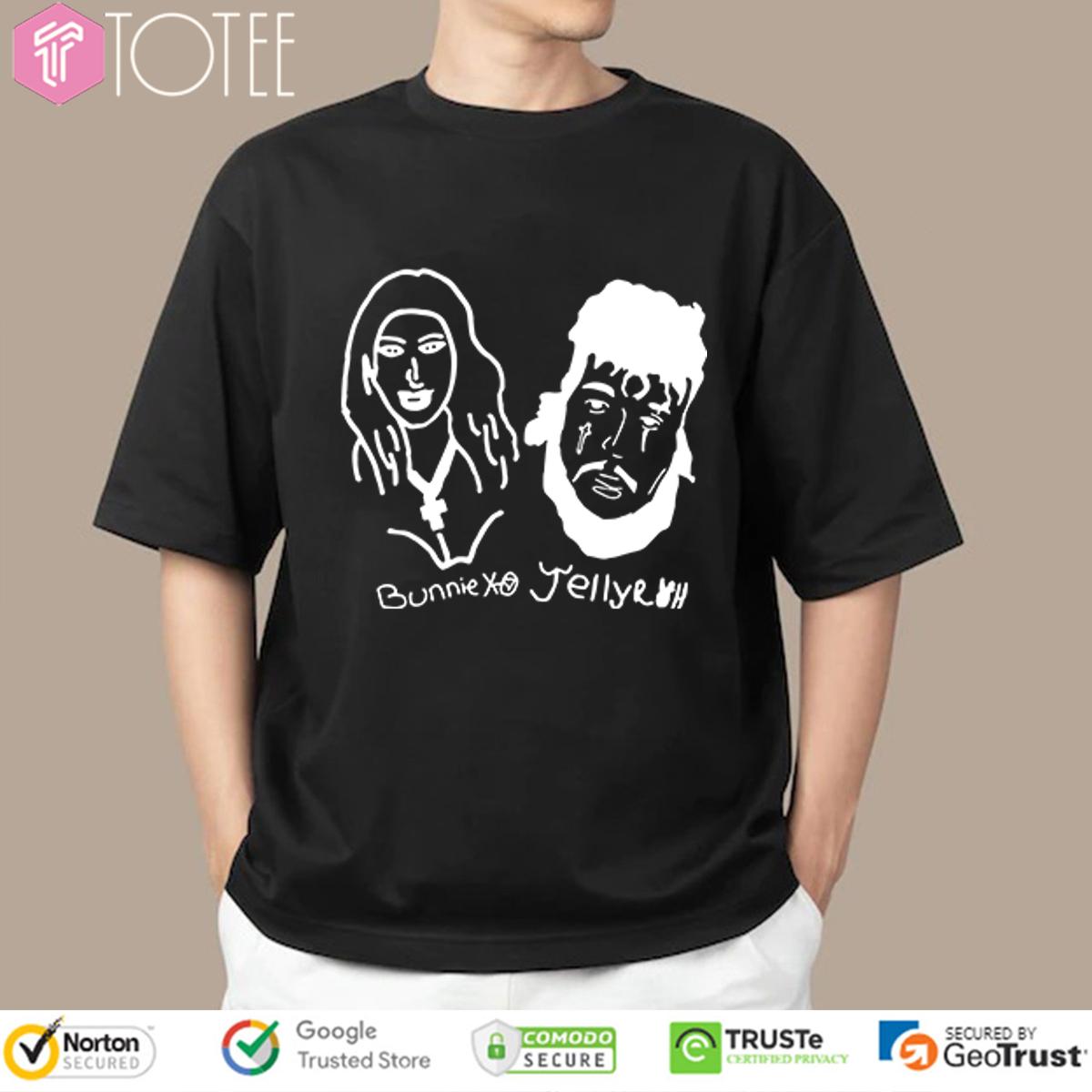 Bunnie XO Bunnie Jelly Roll Kalista Support Drawing T-Shirt