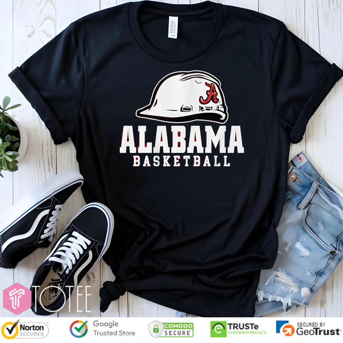Hard Hat Alabama Crimson Tide Basketball T-Shirt