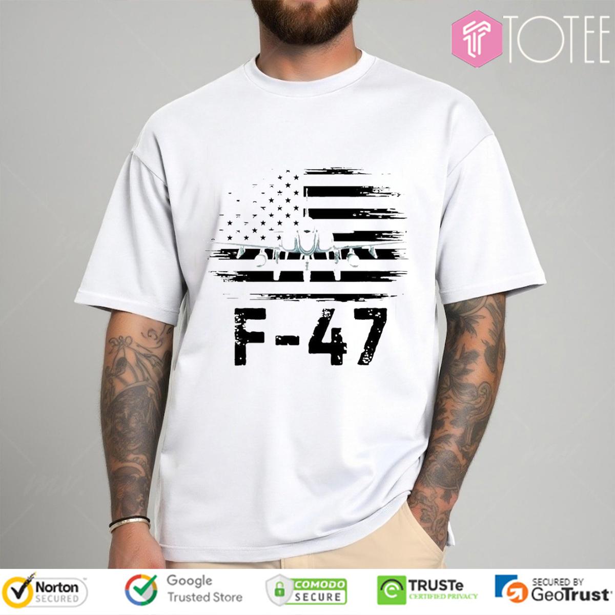 Boeing F-47 United States Air Force American Flag T-Shirt