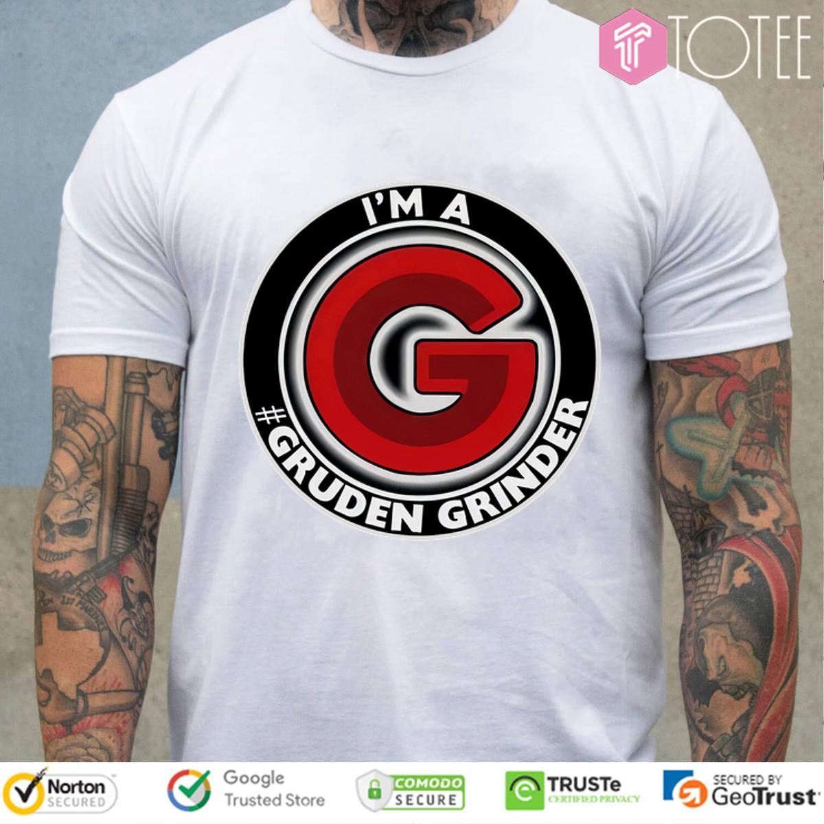 Jon Gruden Wearing Im A Gruden Grinders Shirt