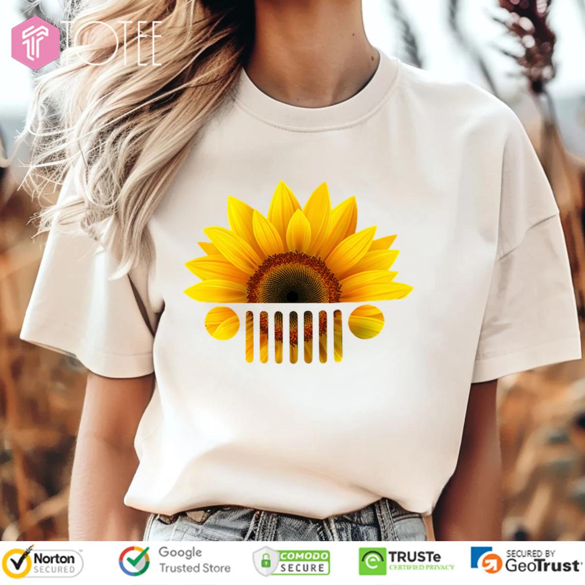 Sunflower Jeep Shirt: Get Yours & Show Your Wild Side!