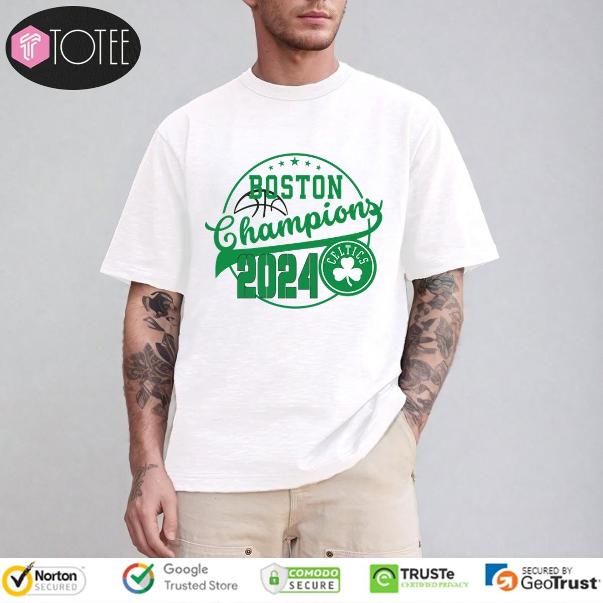 Boston Celtics Champions 2024 Basketball T-shirt