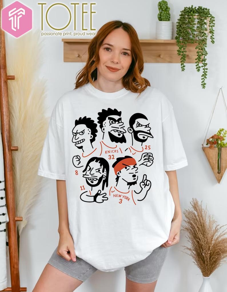 New York Knicks Players Caricatures t-shirt