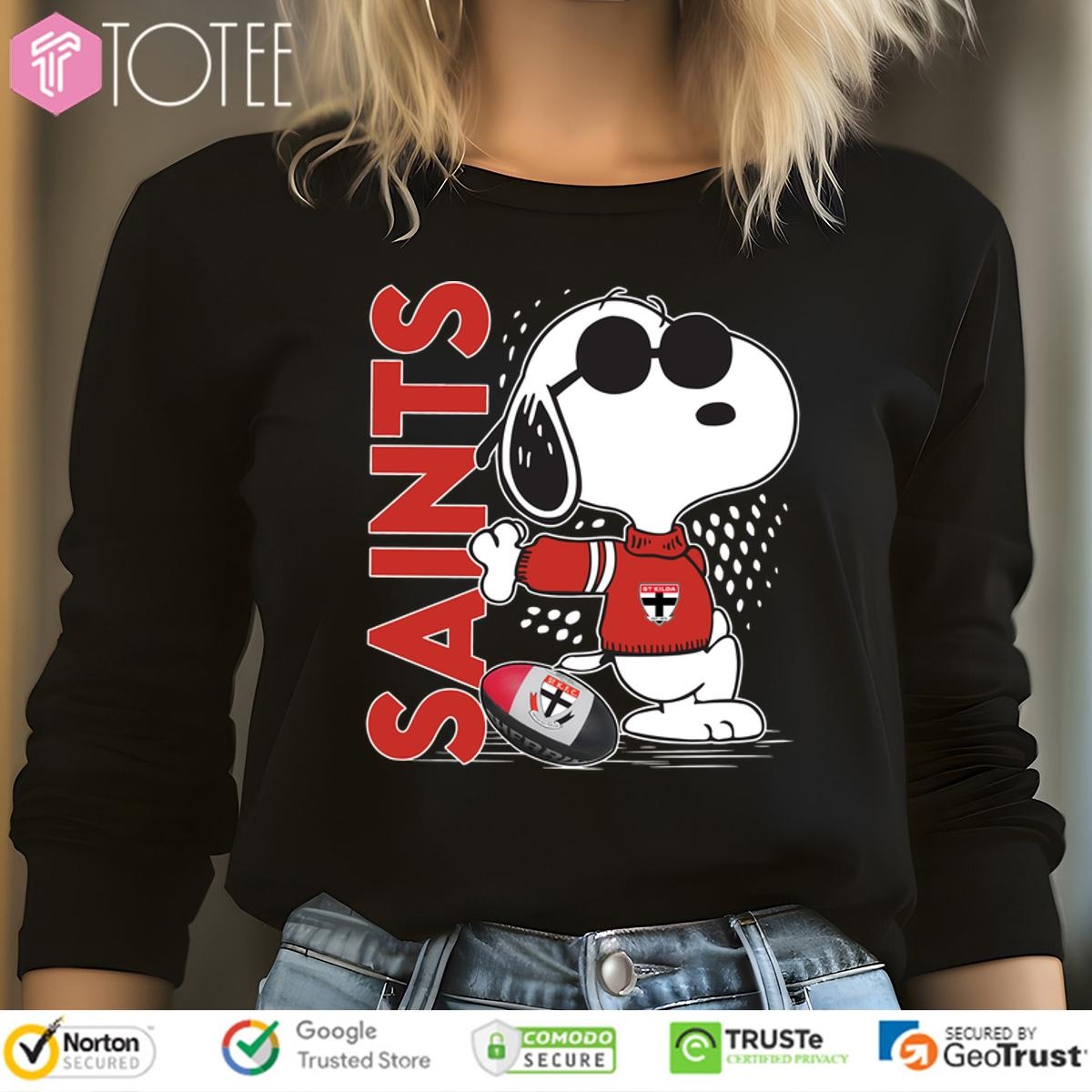 St Kilda Saints Snoopy Player long sleeve