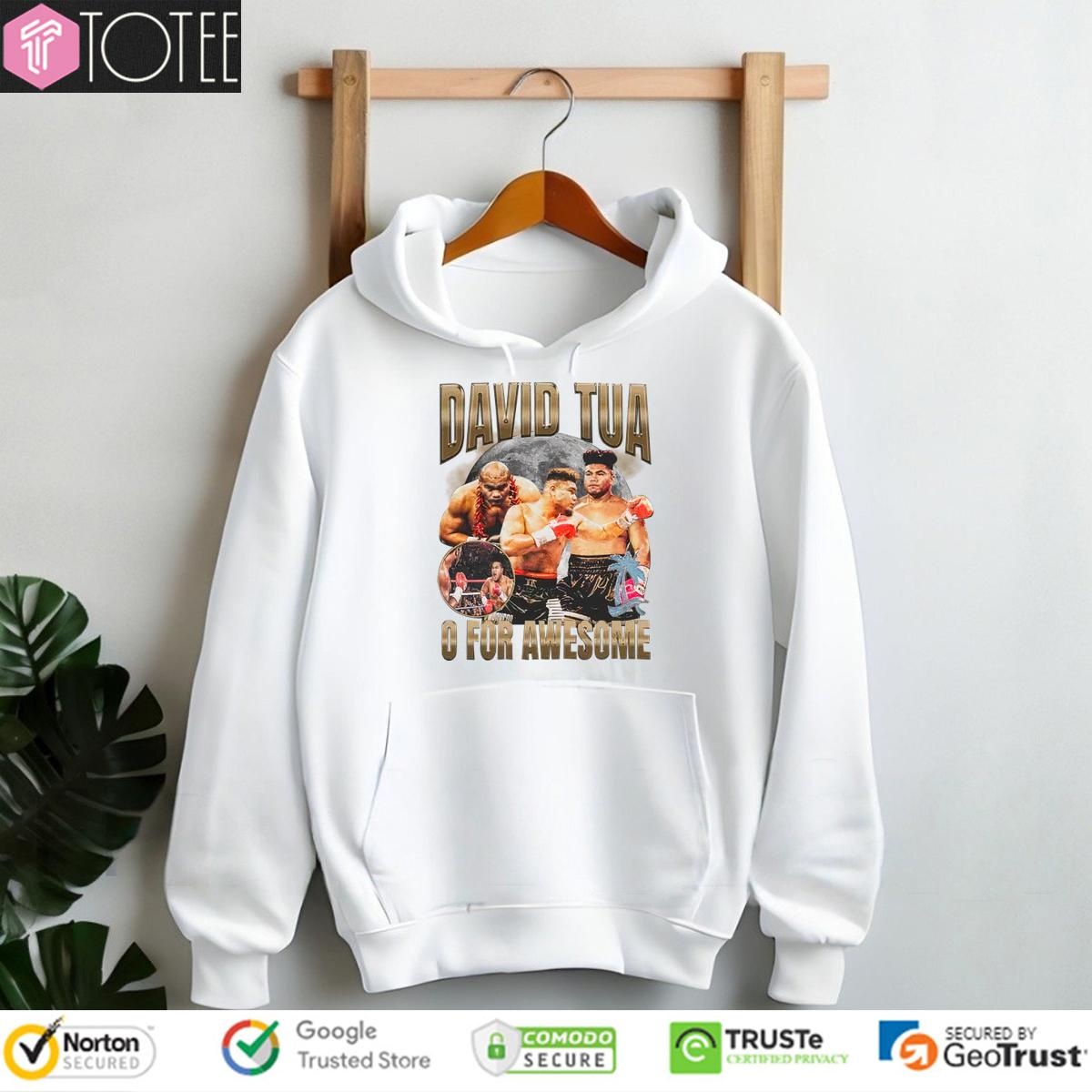 David Tua 0 For Awesome Hoodie