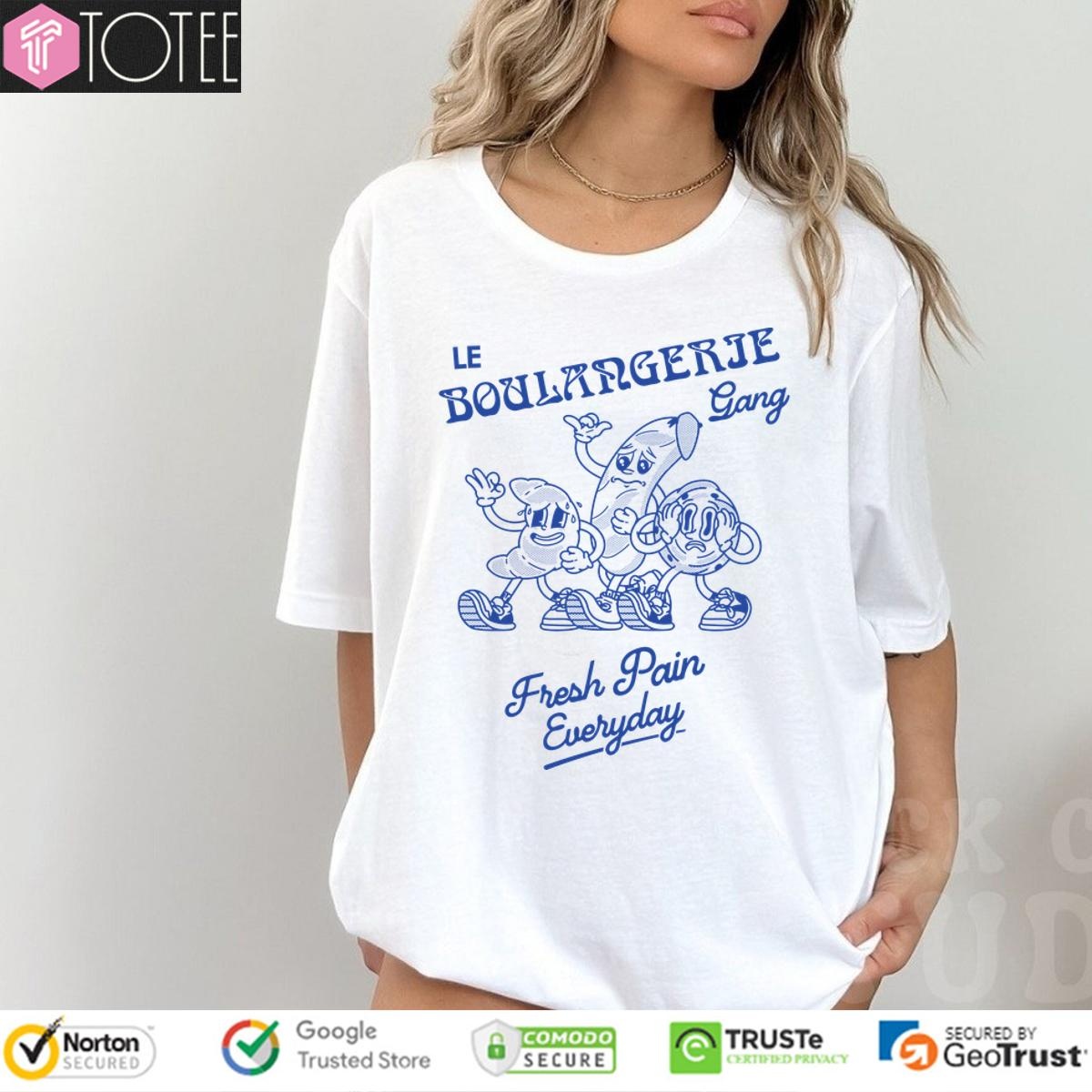Le Boulangerie Gang Fresh Pain Everyday Art T-shirt