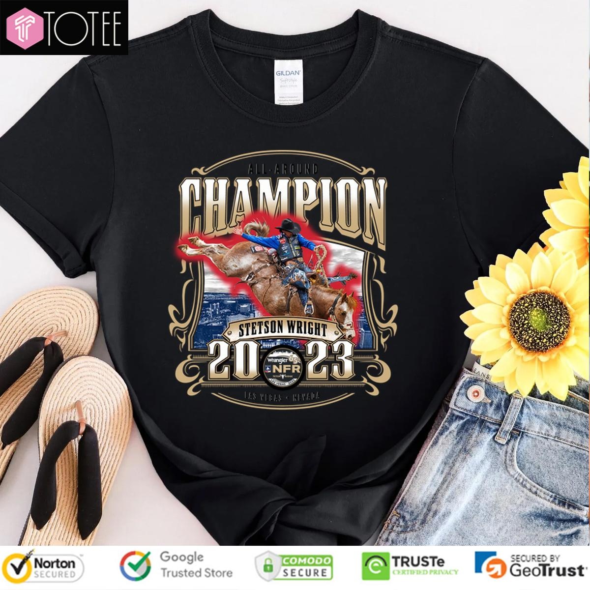 Stetson Wright Nfr 2023 All-Around Champion Ornament T-shirt