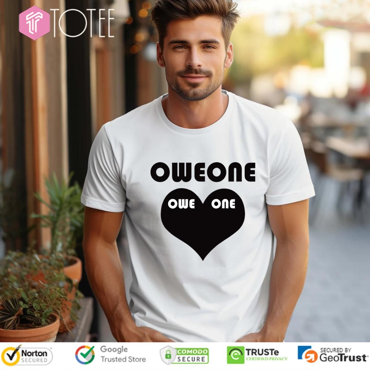 Oweone Owe One Heart T-shirt