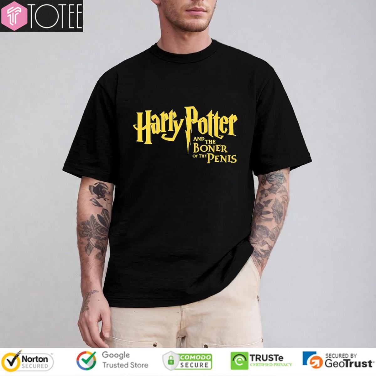 Harry Potter Wizard And The Boner Of The Penis T-shirt