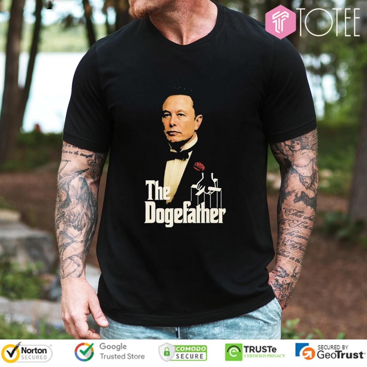 The Dogefather Elon Musk Parody The Godfather T-shirt