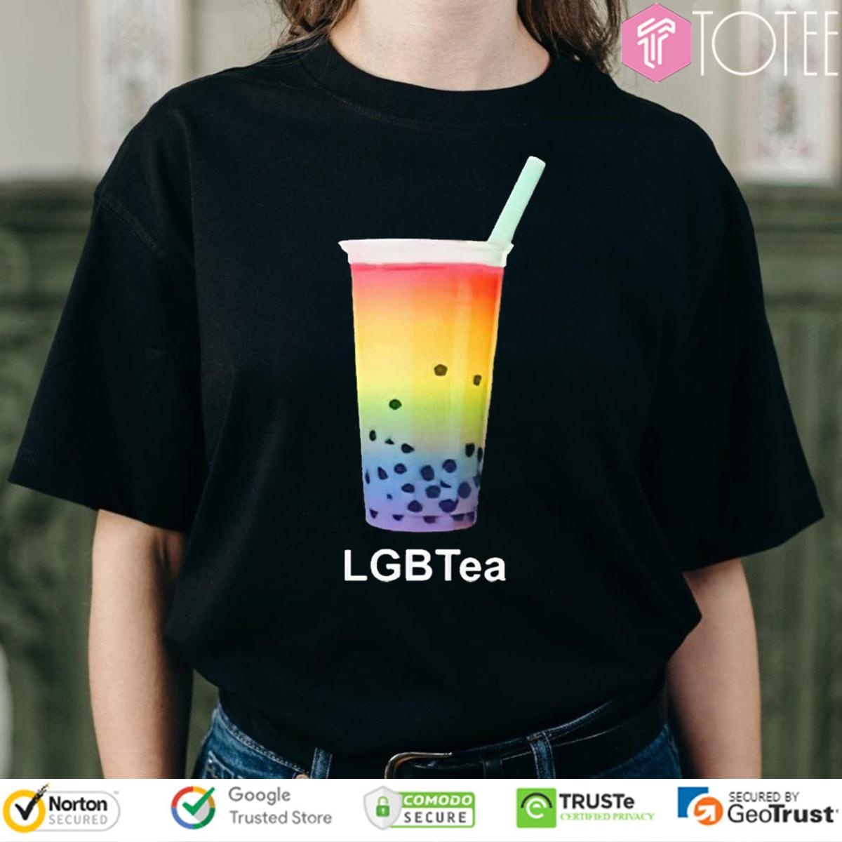 Lgbtea Boba Tea X Lgbt Pride Rainbow T-shirt