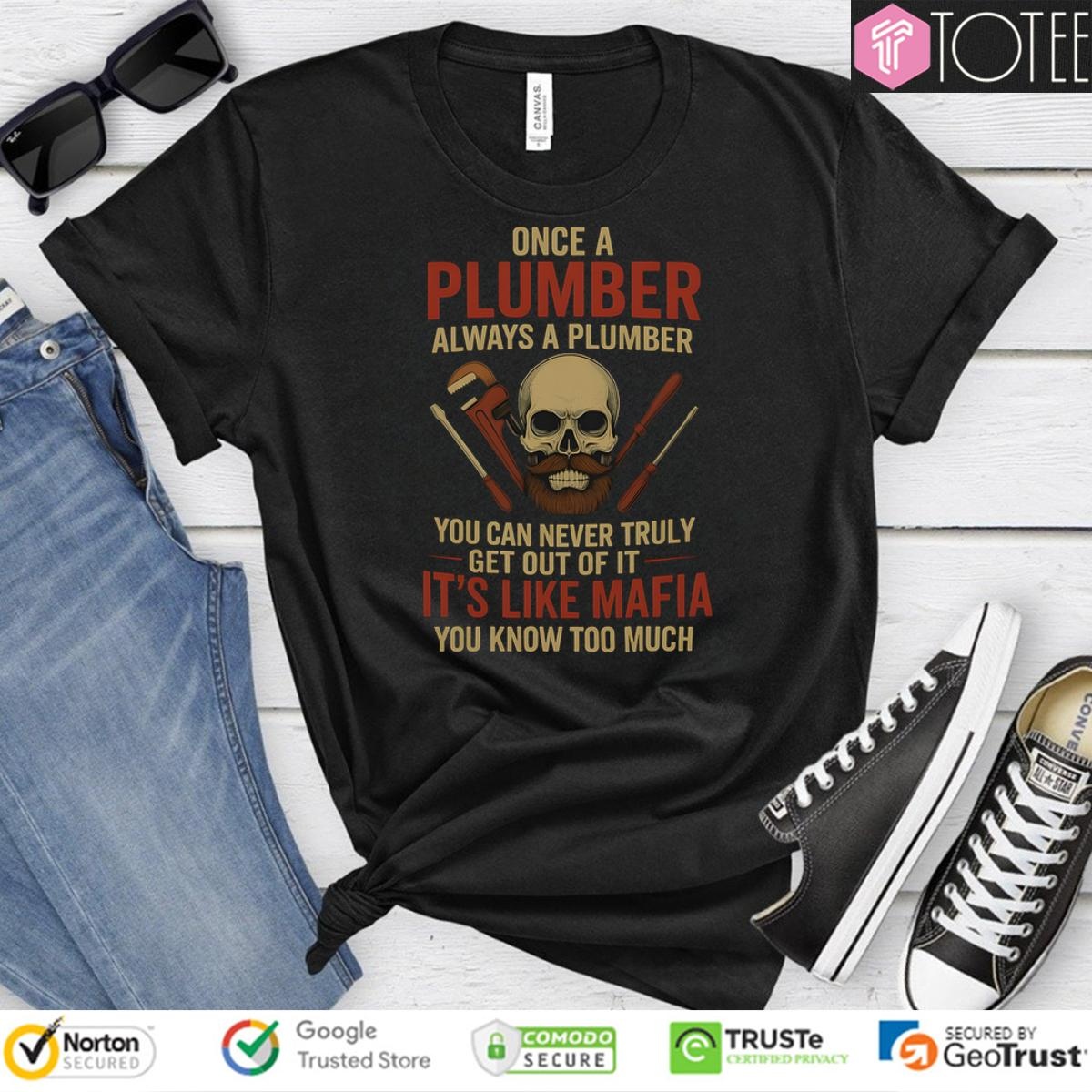 Skull T-Shirt: Ultimate Comfort and Style for Plumbers Now