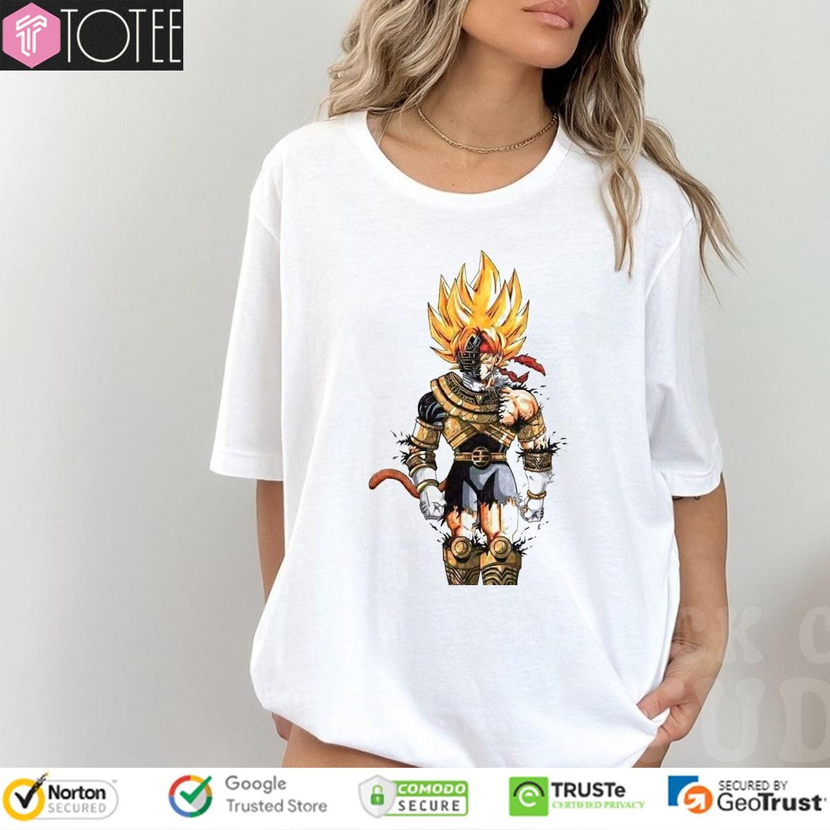 Super Saiyan Bardock Power Ranger Dragon Ball Fathers Day T-shirt