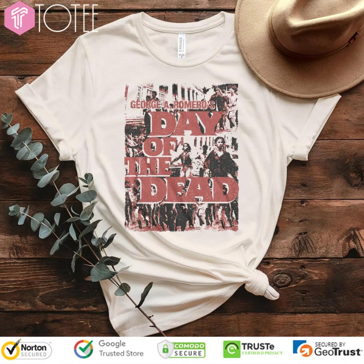 George A. Romeros Day Of The Dead Zombies T-shirt