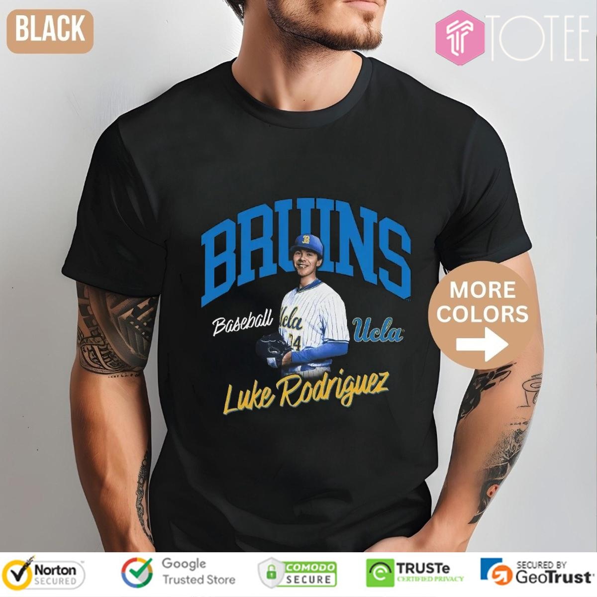 Luke Rodriguez Ucla Bruins Baseball Illustrated T-shirt