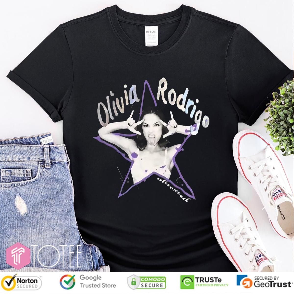 Olivia Rodrigo Obsessed Star T-shirt