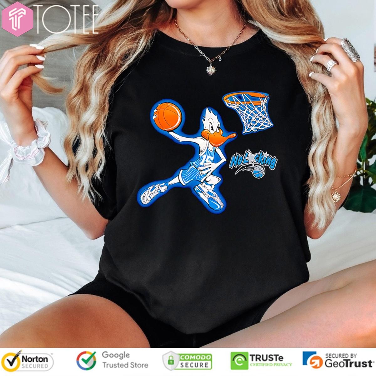 Duck Play Basketball No Lacking T-shirt